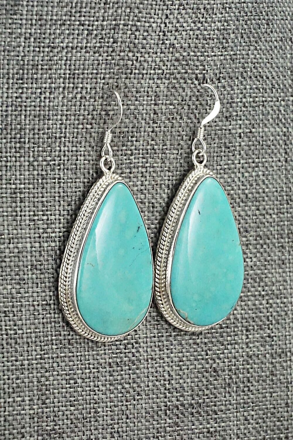 Turquoise & Sterling Silver Earrings - Sharon McCarthy