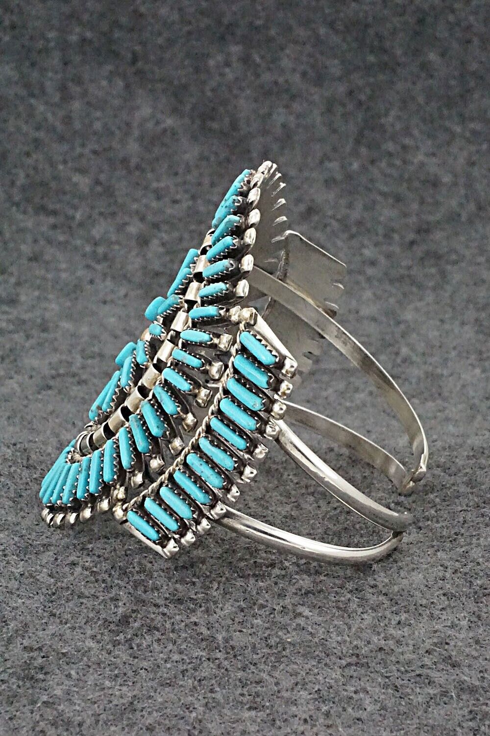 Turquoise & Sterling Silver Bracelet - Charlie John