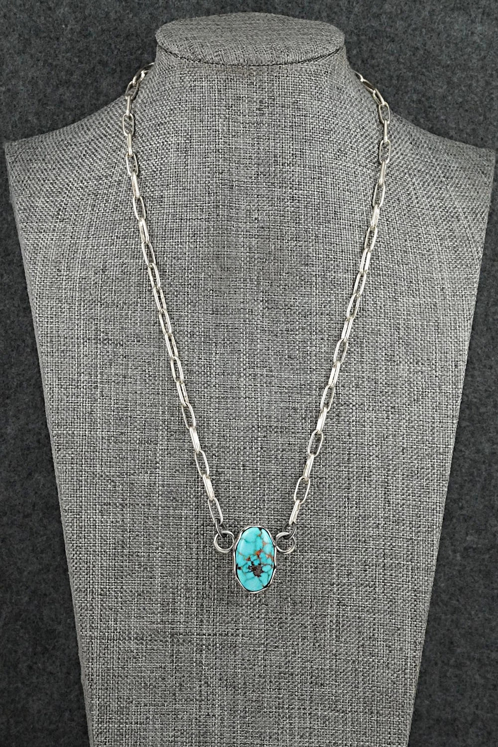 Turquoise & Sterling Silver Necklace - Randy Boyd