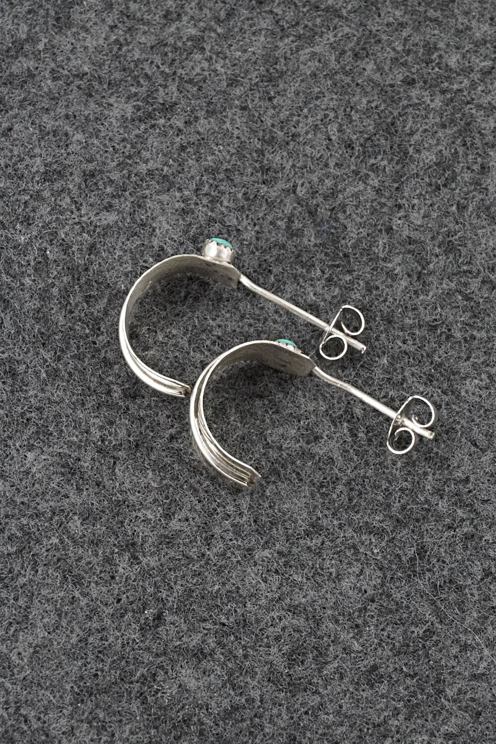 Turquoise & Sterling Silver Earrings - Aaron Davis