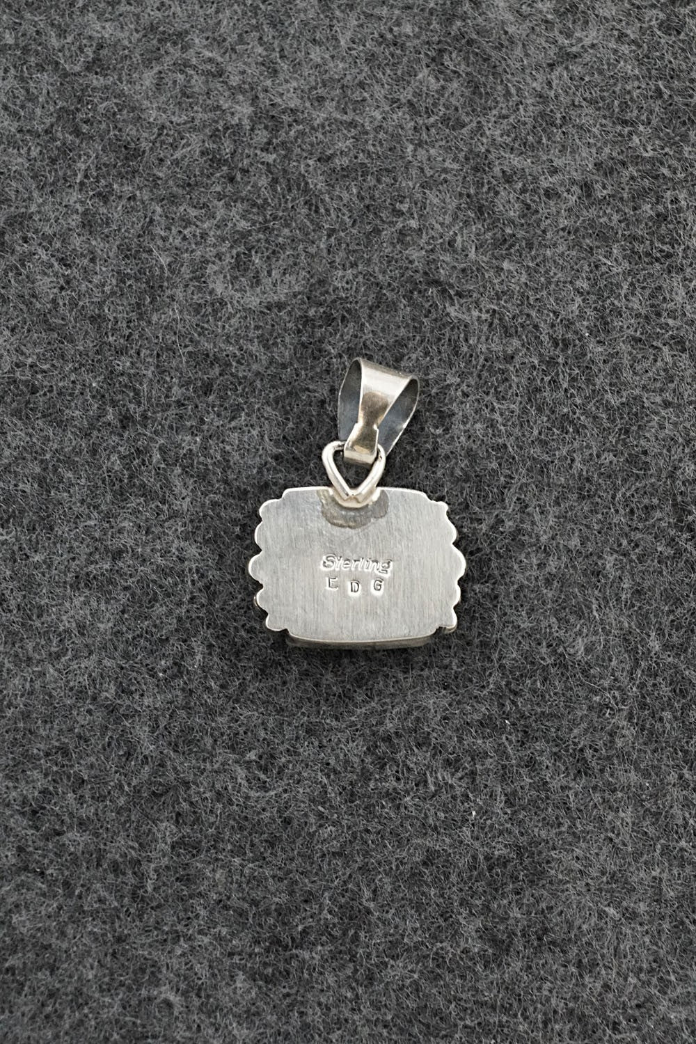 Turquoise & Sterling Silver Pendant - Eugene Gruber