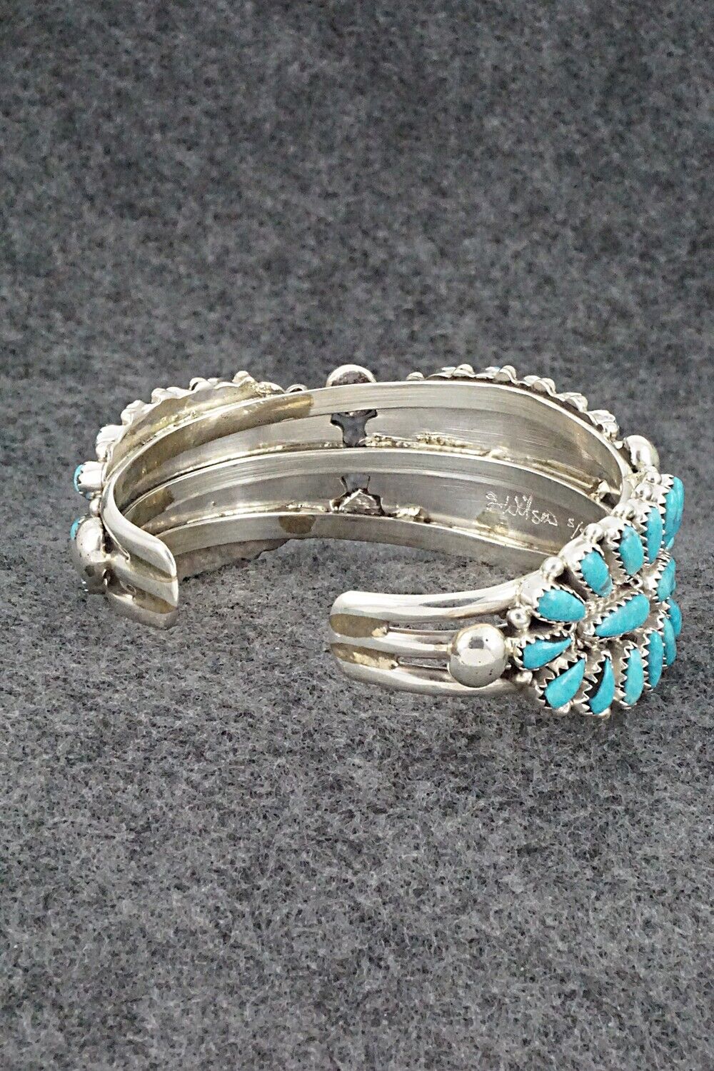 Turquoise & Sterling Silver Bracelet - Jaz Wilson