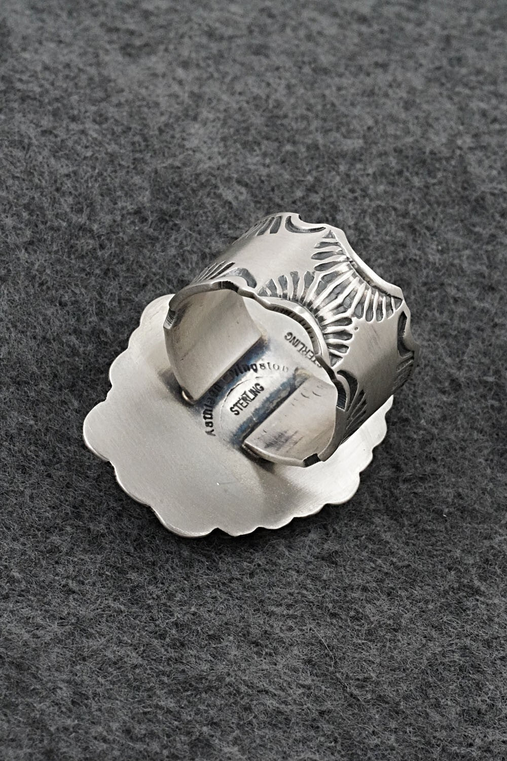 Turquoise and Sterling Silver Bracelet & Ring Set - Kathleen Livingston