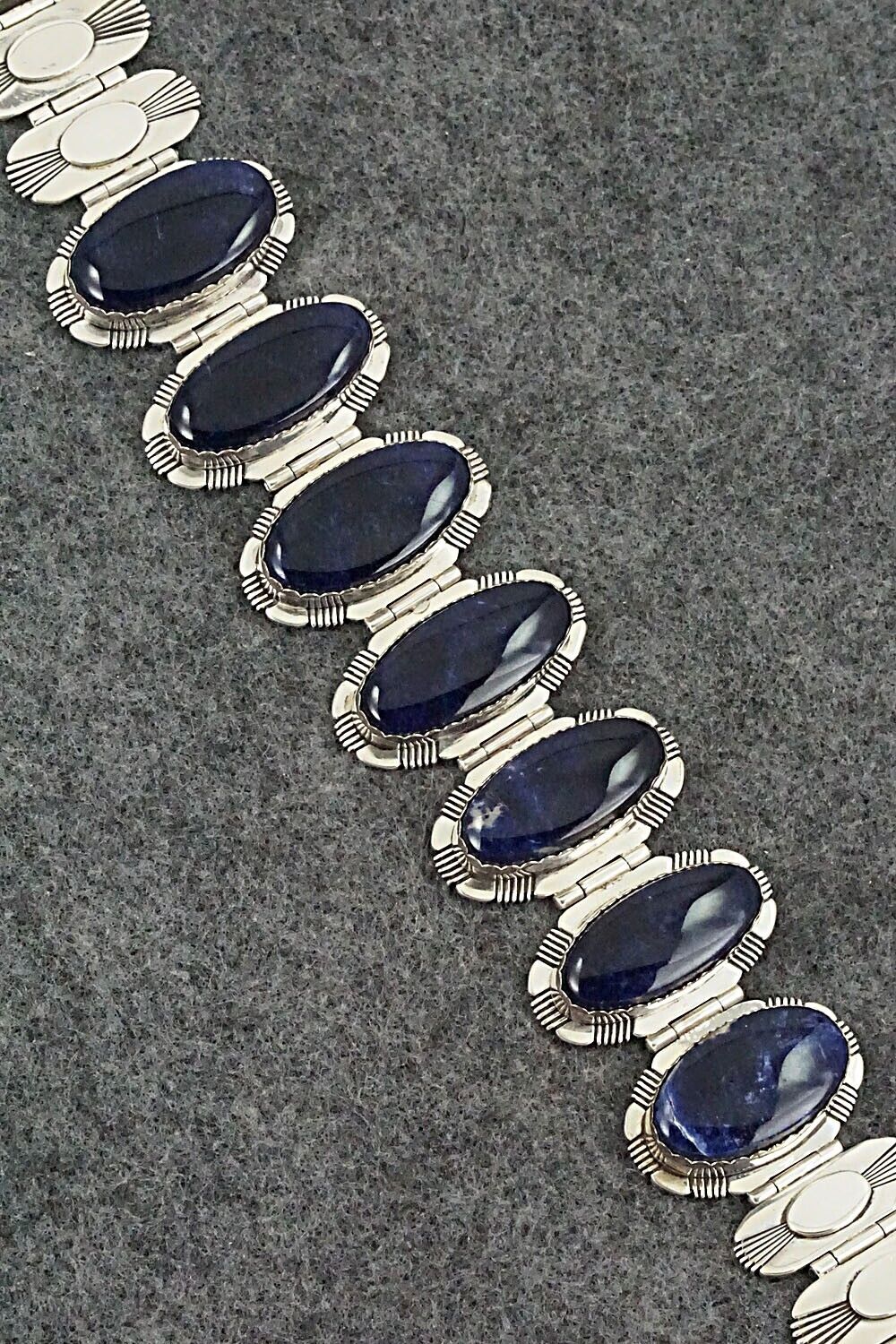 Sodalite & Sterling Silver Bracelet - Pat Bedoni