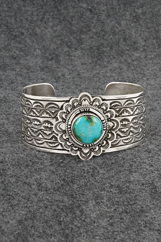 Turquoise & Sterling Silver Bracelet - Eula Wylie