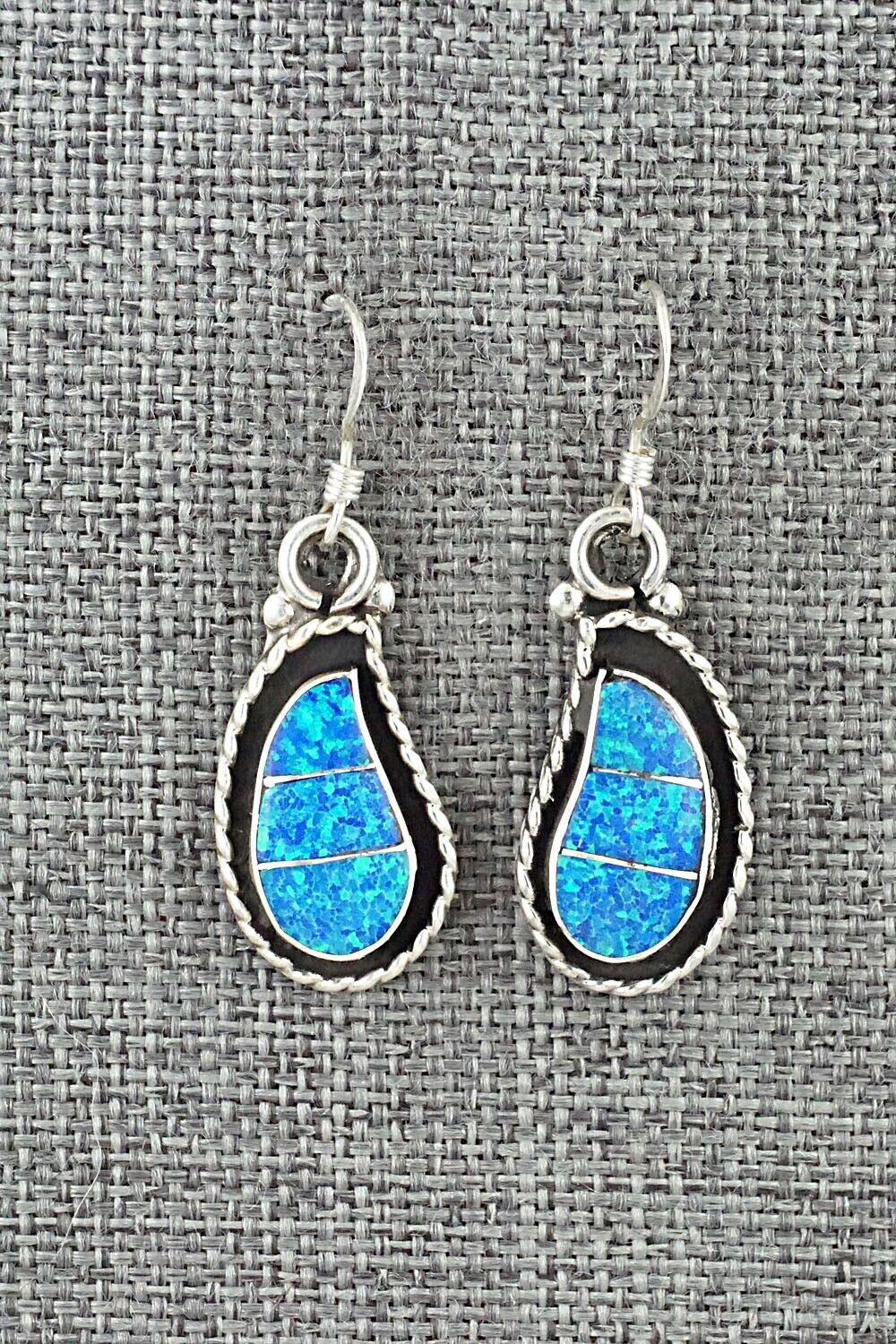 Opalite & Sterling Silver Earrings - Susie Lowsayatee