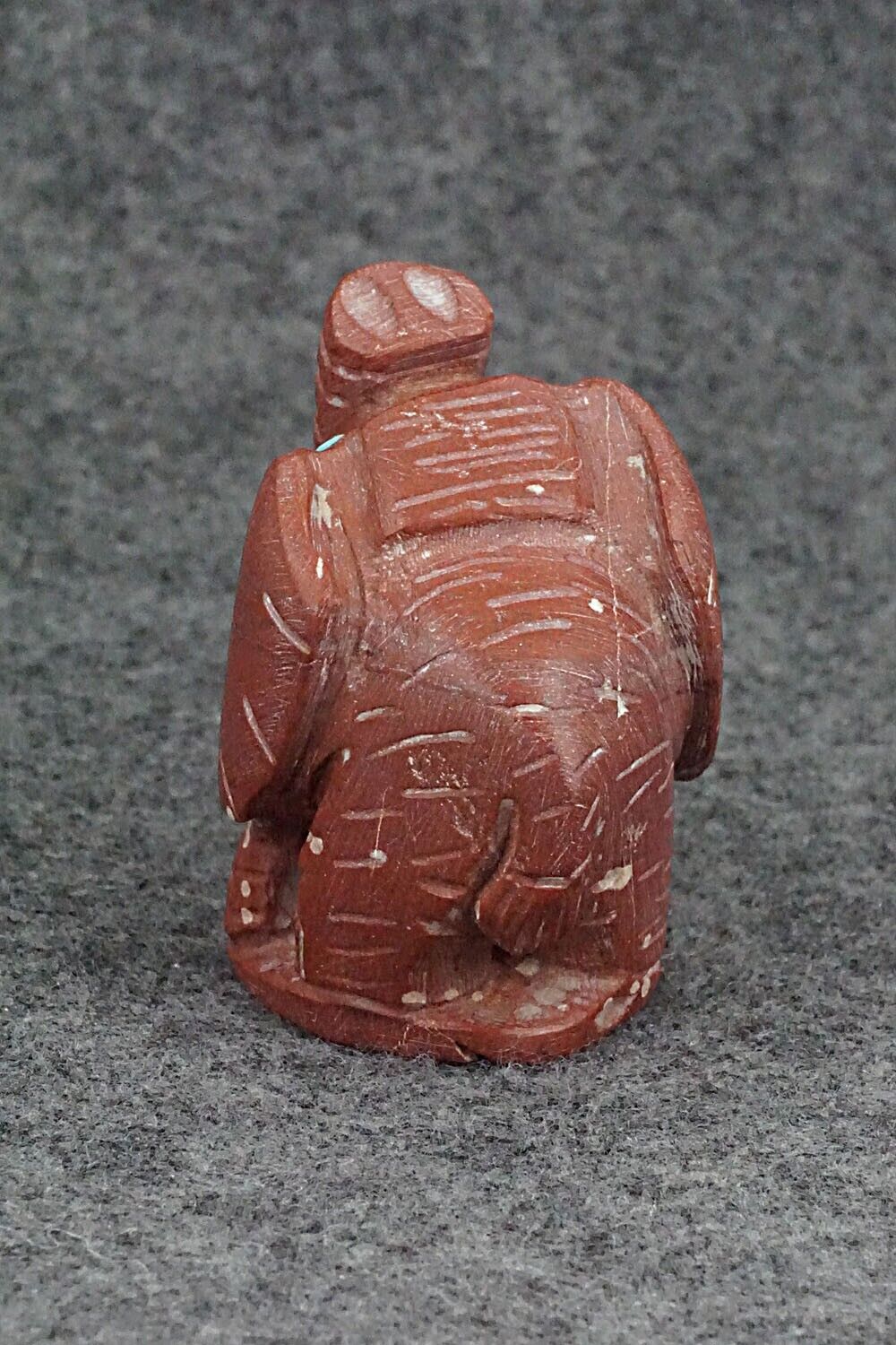 Elephant Zuni Fetish Carving - Carlton Kaamasee