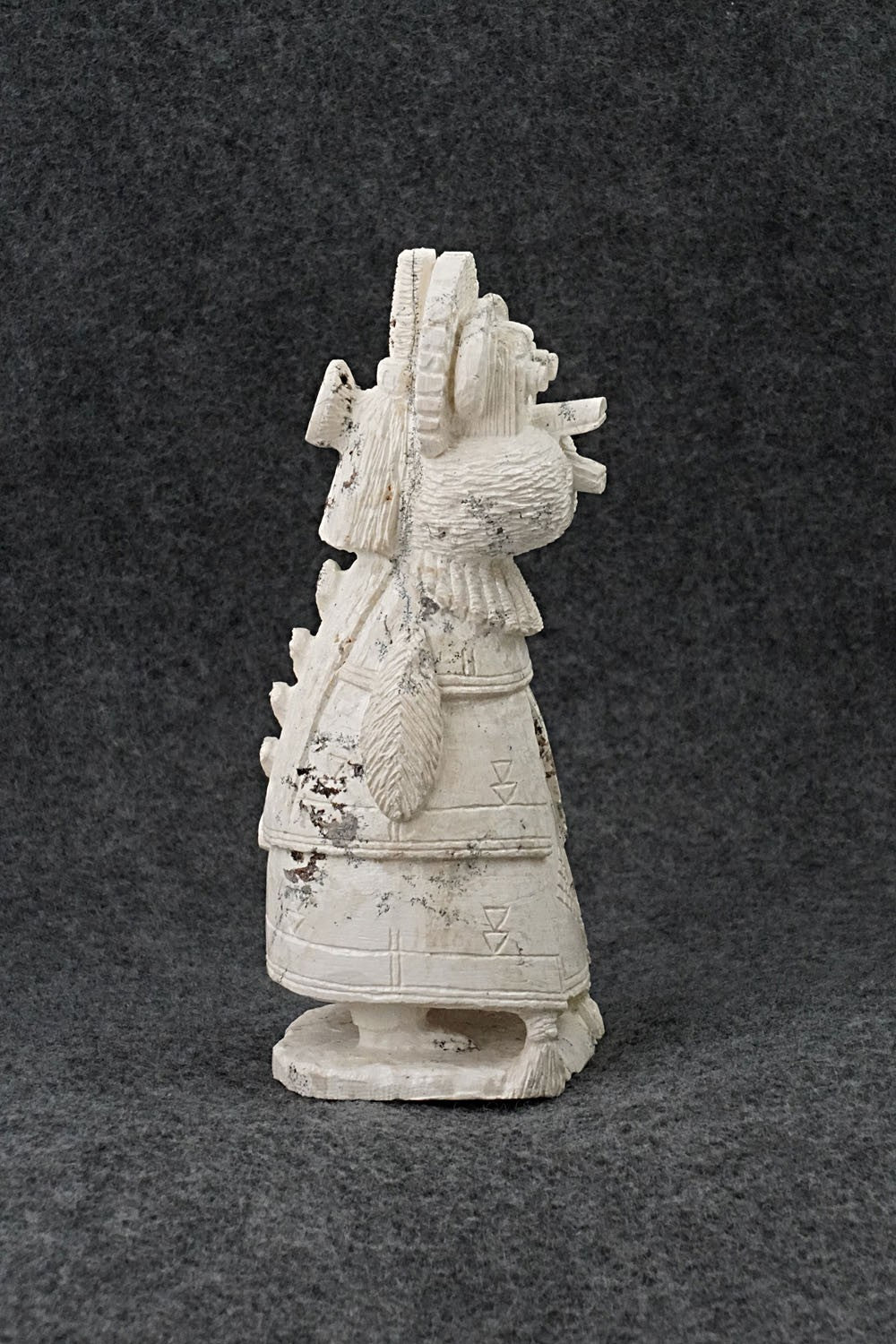 Shalako Dancer Zuni Fetish Carving - Florentino Martinez