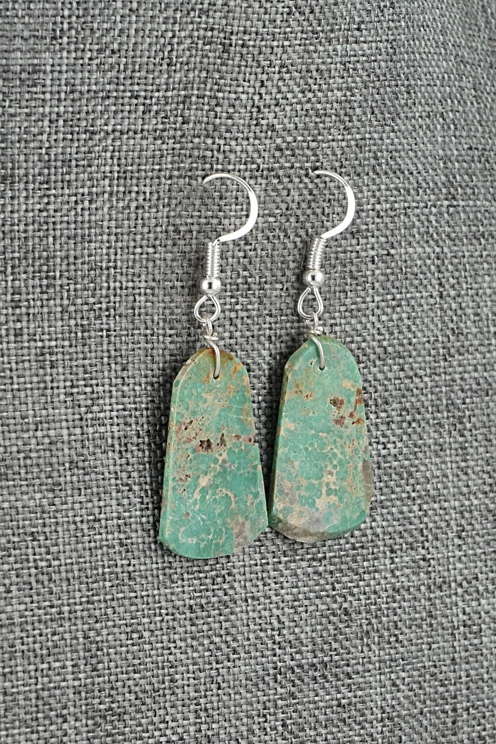 Turquoise & Sterling Silver Earrings - Tammy Nolcot