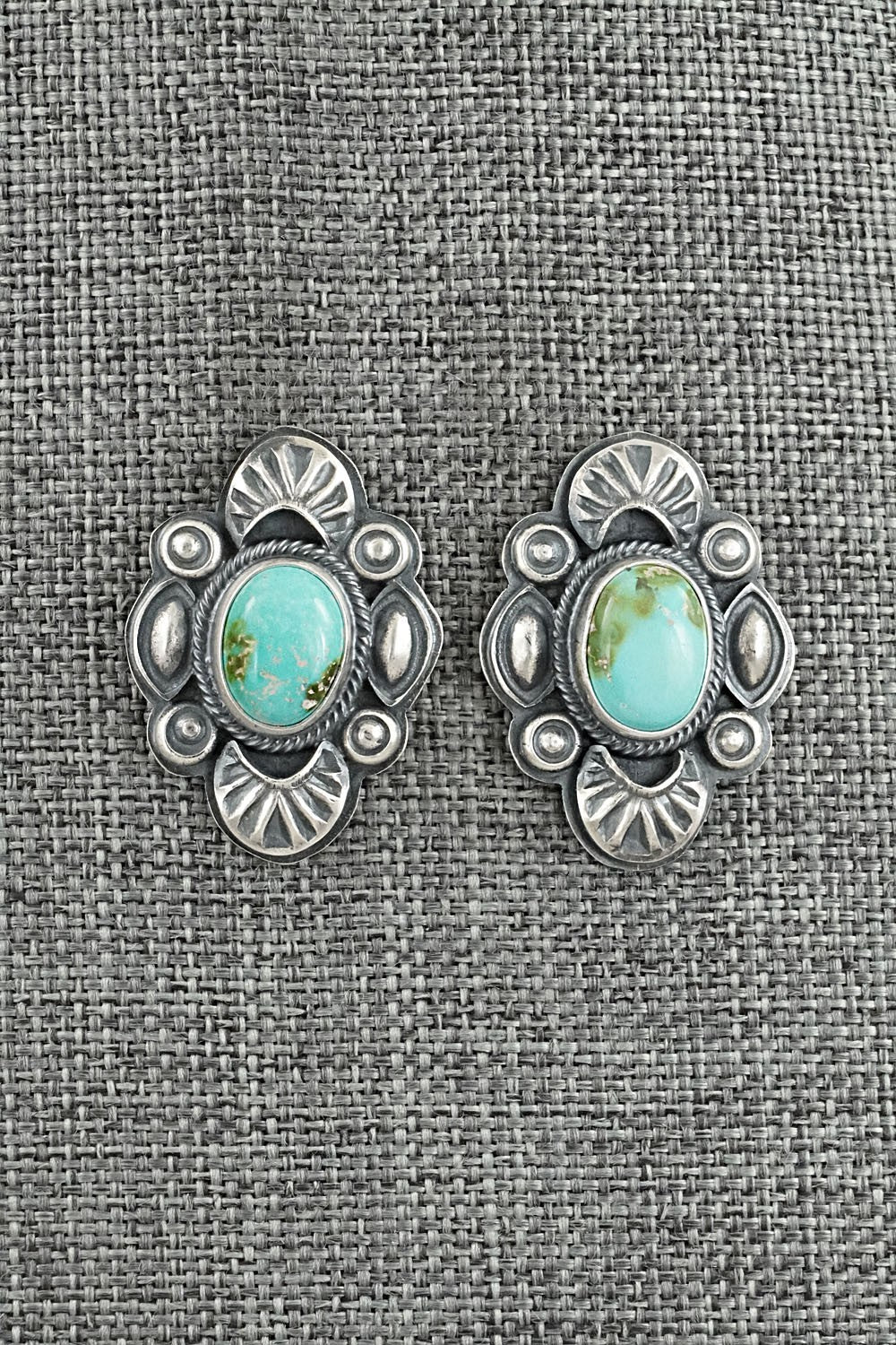 Turquoise & Sterling Silver Squash Blossom Set - Randy Boyd