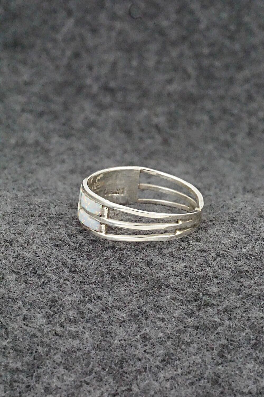 Opalite & Sterling Silver Ring - Claresse Kylestewa - Size 9.75