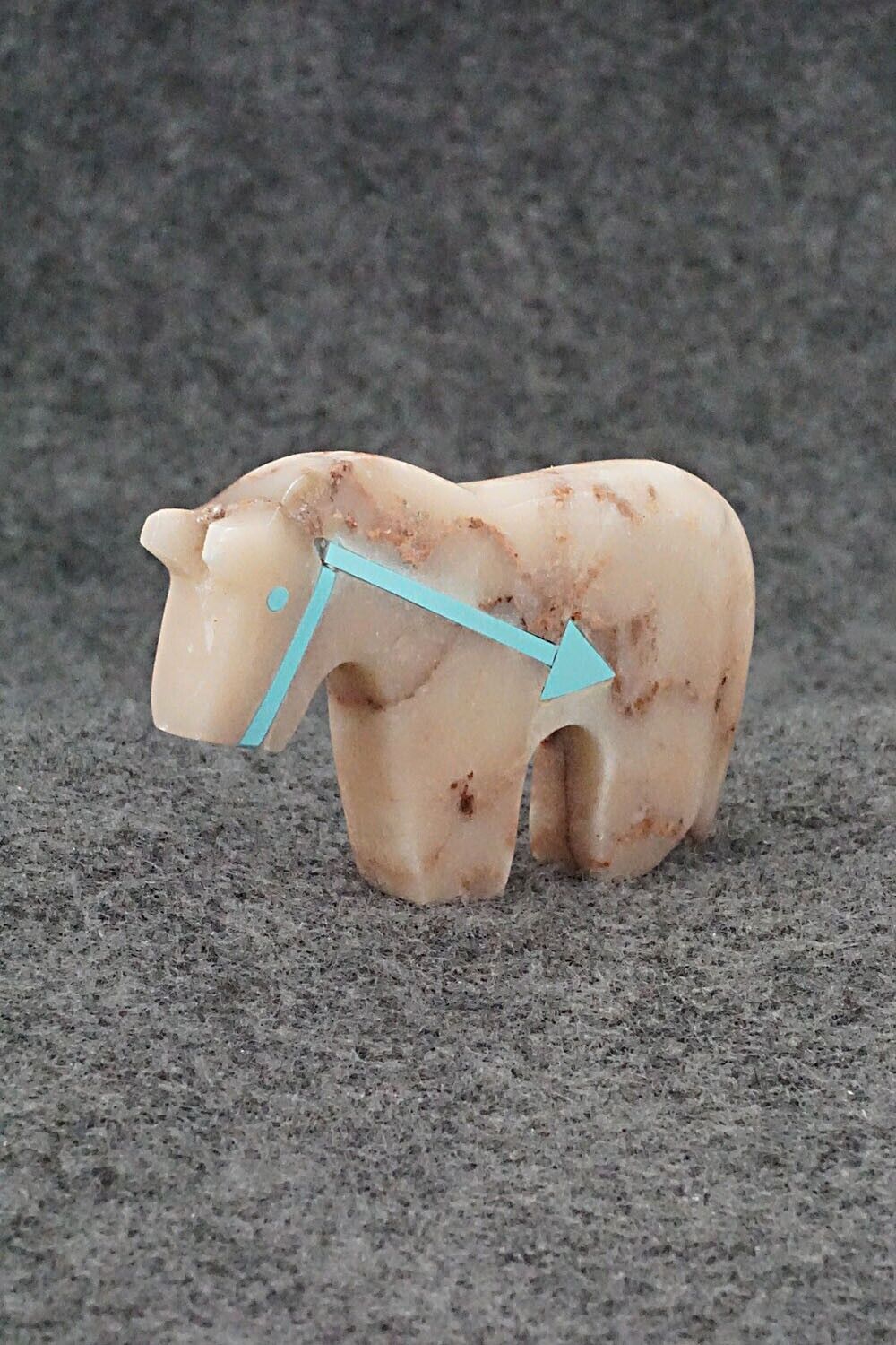 Horse Zuni Fetish Carving - Bernard Laiwakete