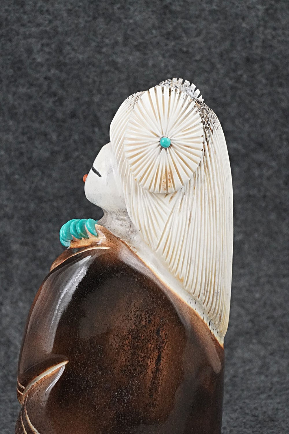 Corn Maiden Zuni Fetish Carving - Claudia Peina