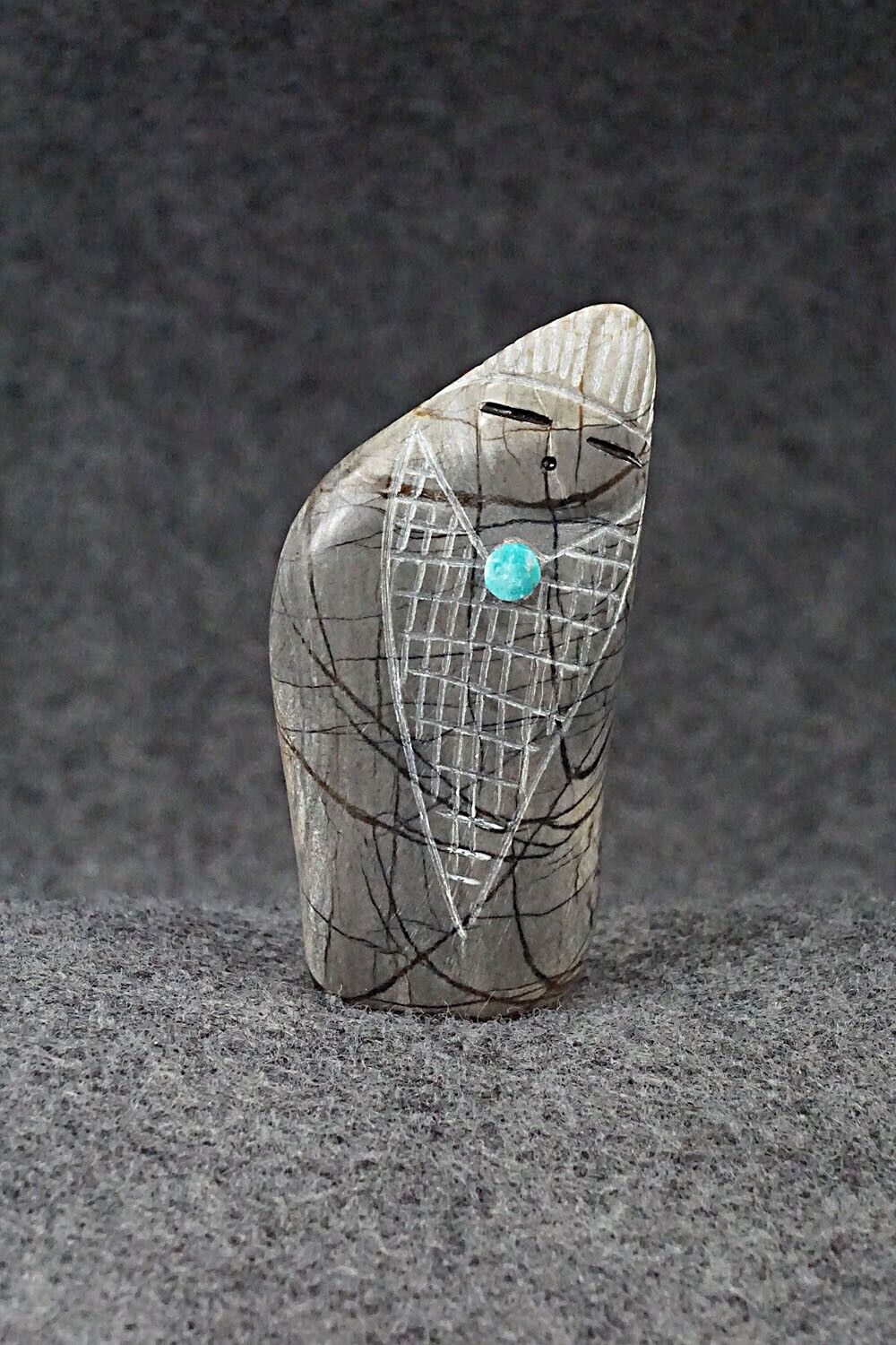 Corn Maiden Zuni Fetish Carving - Daniel Chattin