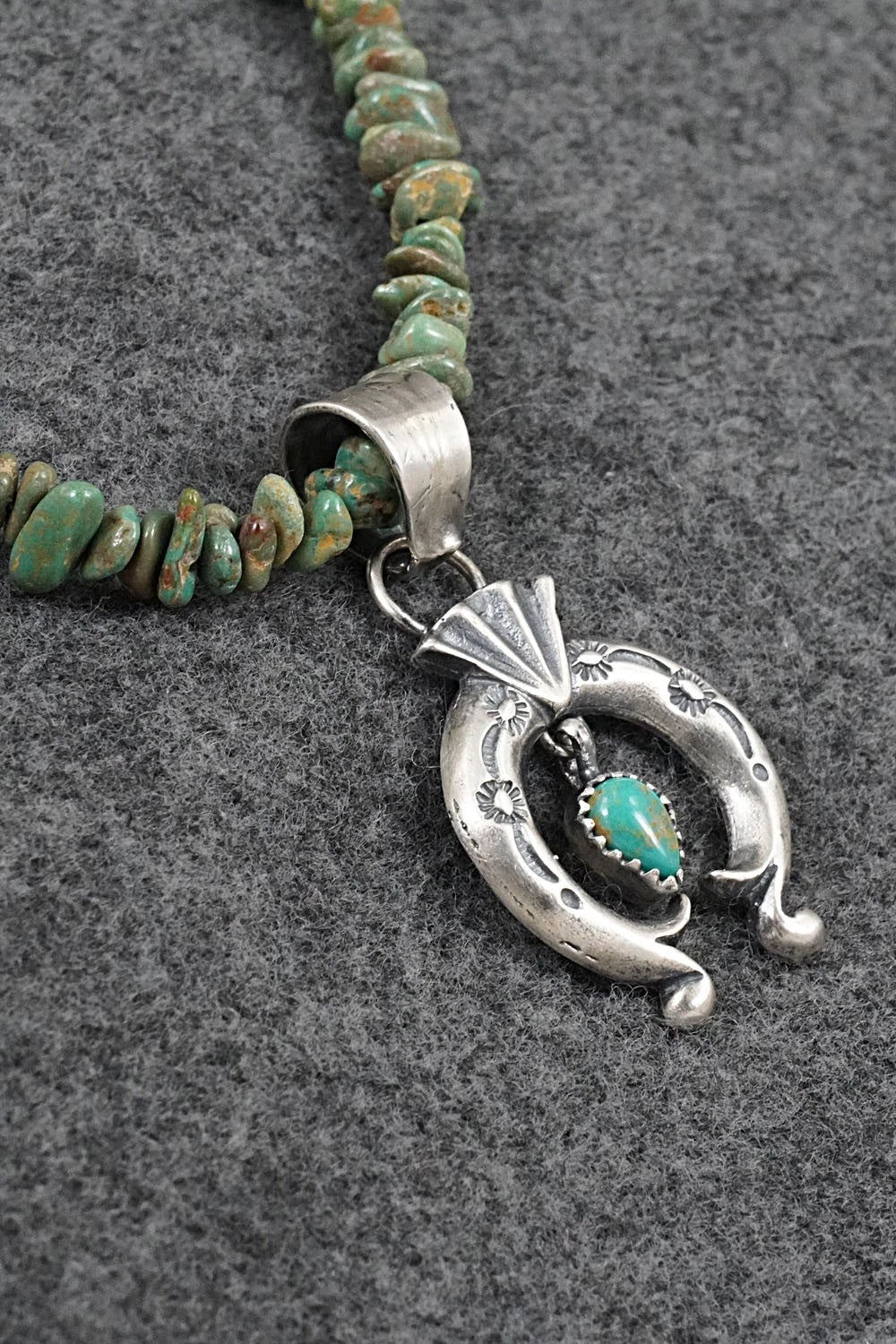 Turquoise & Sterling Silver Necklace - Sharon McCarthy