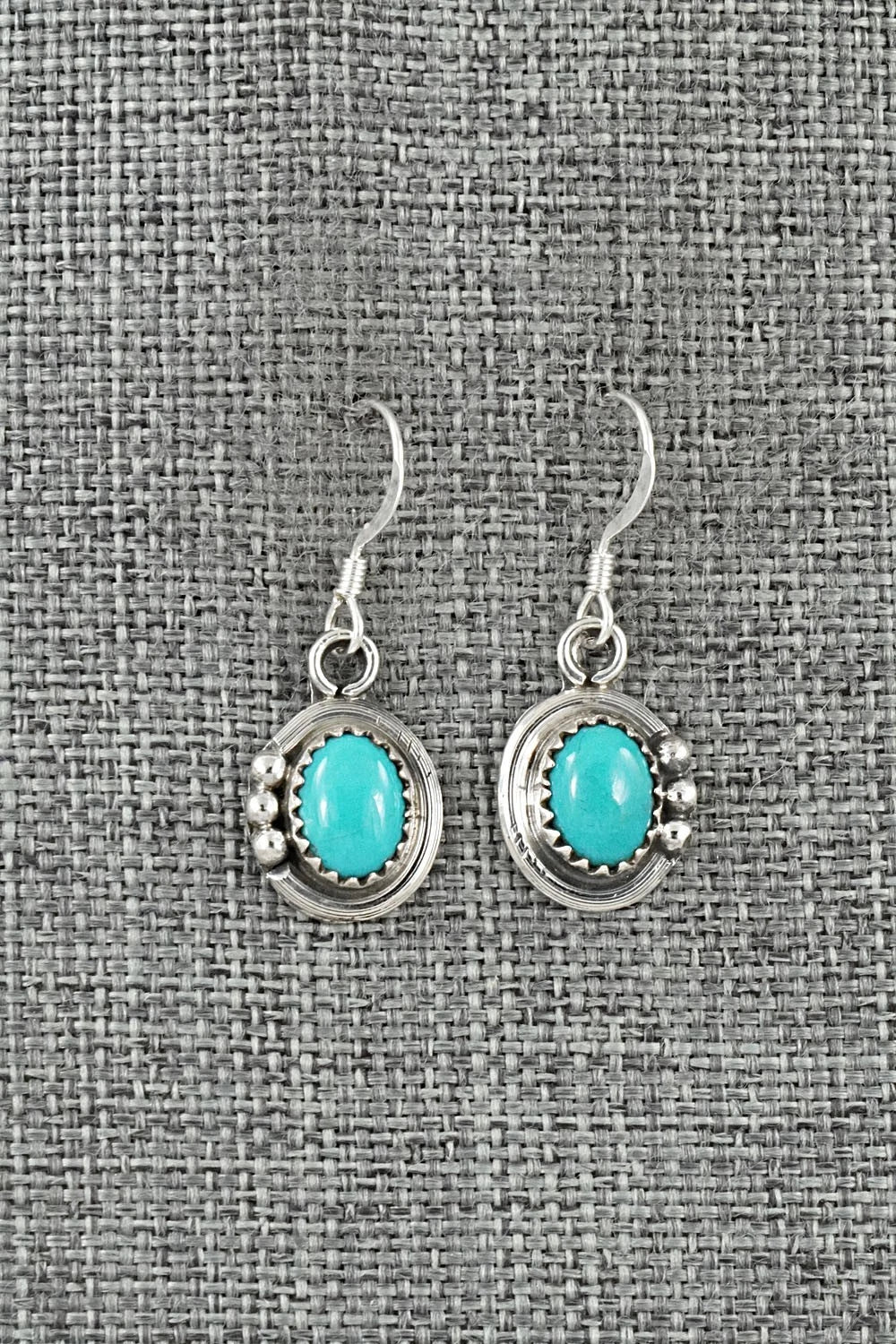 Turquoise & Sterling Silver Earrings - Rita Largo