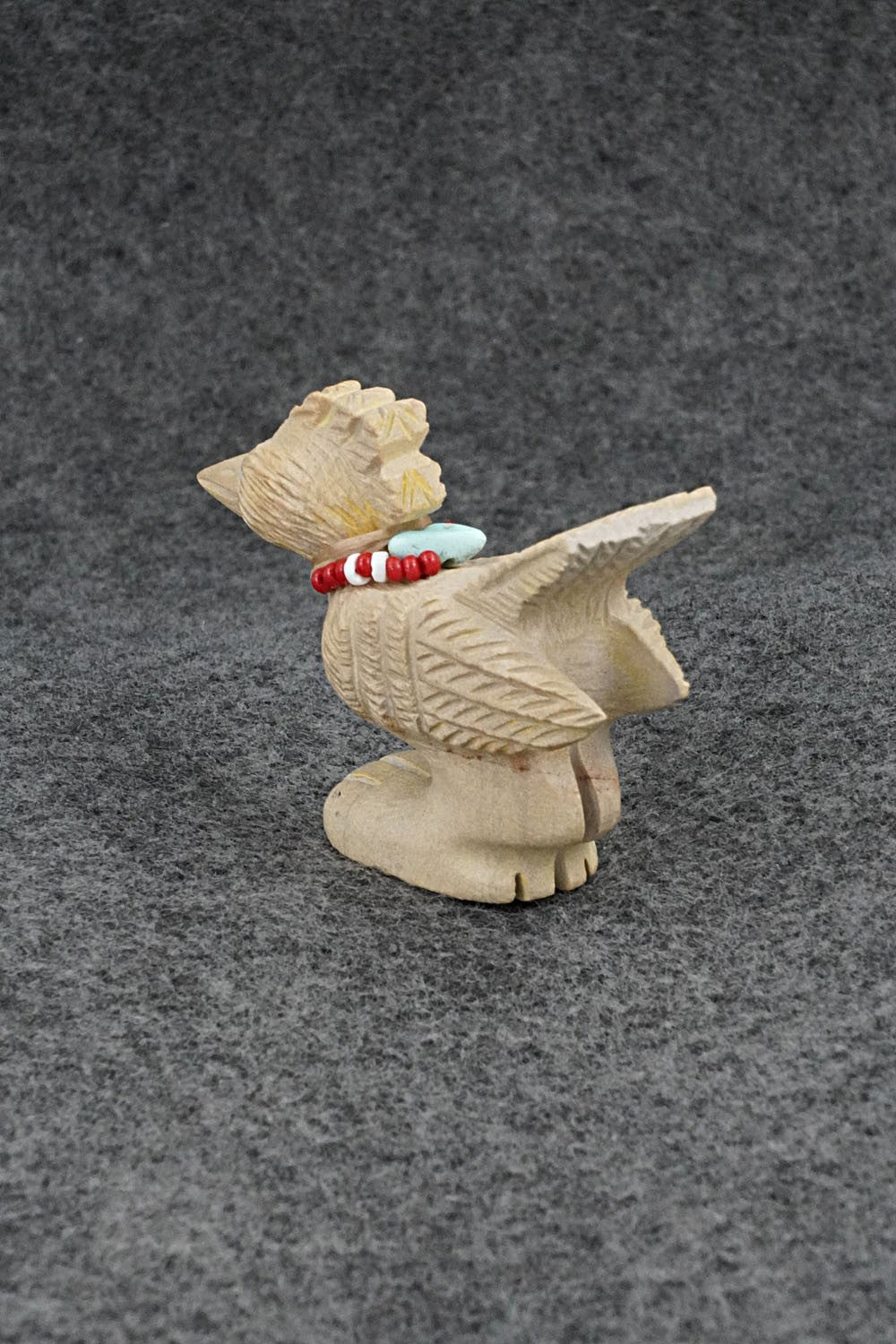 Roadrunner Zuni Fetish Carving - Douglas Martza