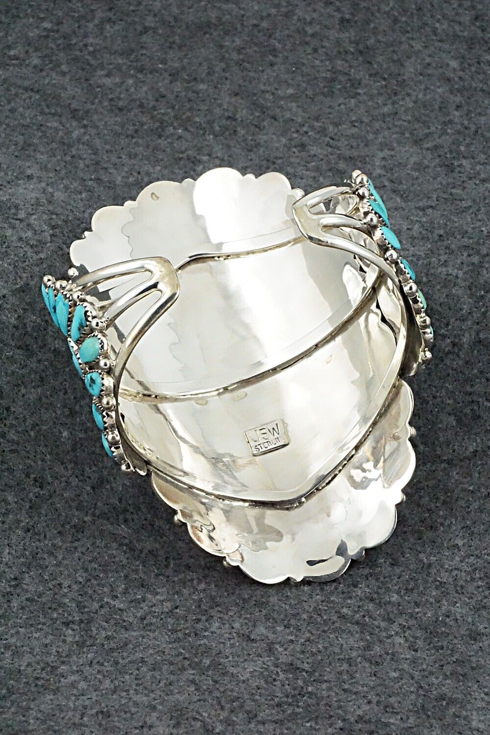 Turquoise & Sterling Silver Bracelet - Justin Wilson