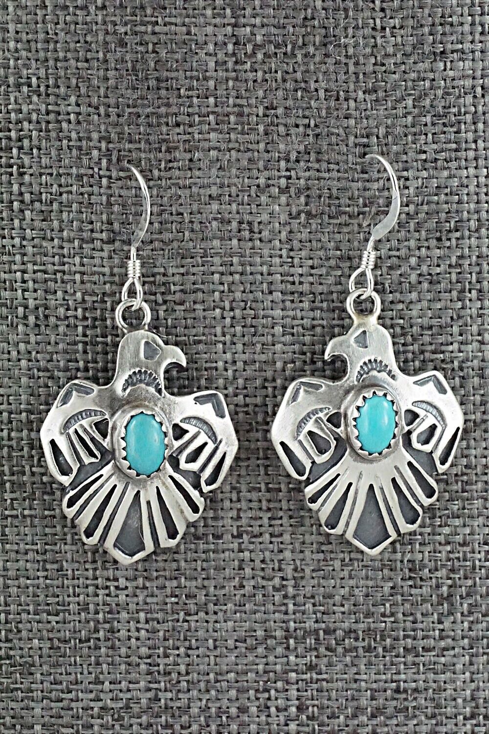 Turquoise & Sterling Silver Earrings - Paige Gordon