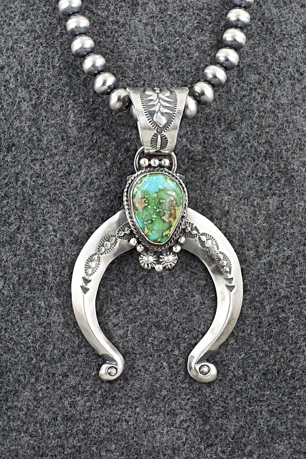 Turquoise & Sterling Silver Necklace - Samuel Yellowhair