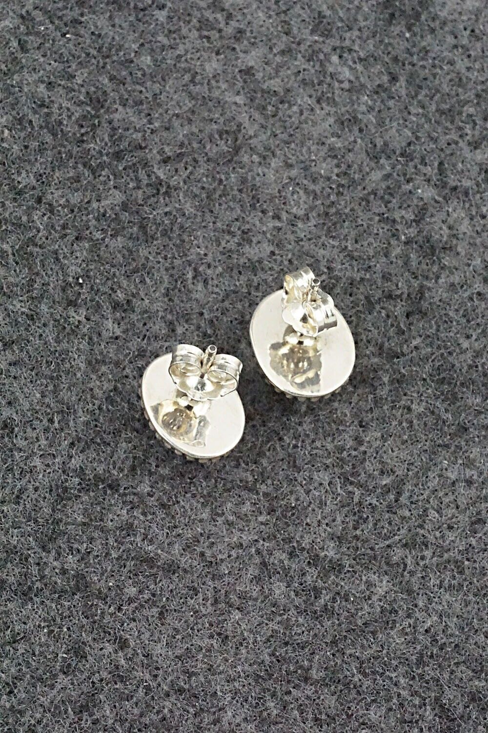 Turquoise & Sterling Silver Earrings - Rosemary Saunders