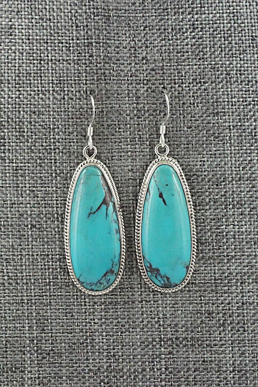 Turquoise & Sterling Silver Earrings - Sharon McCarthy