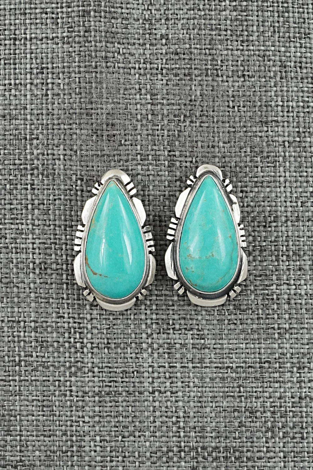 Turquoise & Sterling Silver Earrings - Thomas Francisco