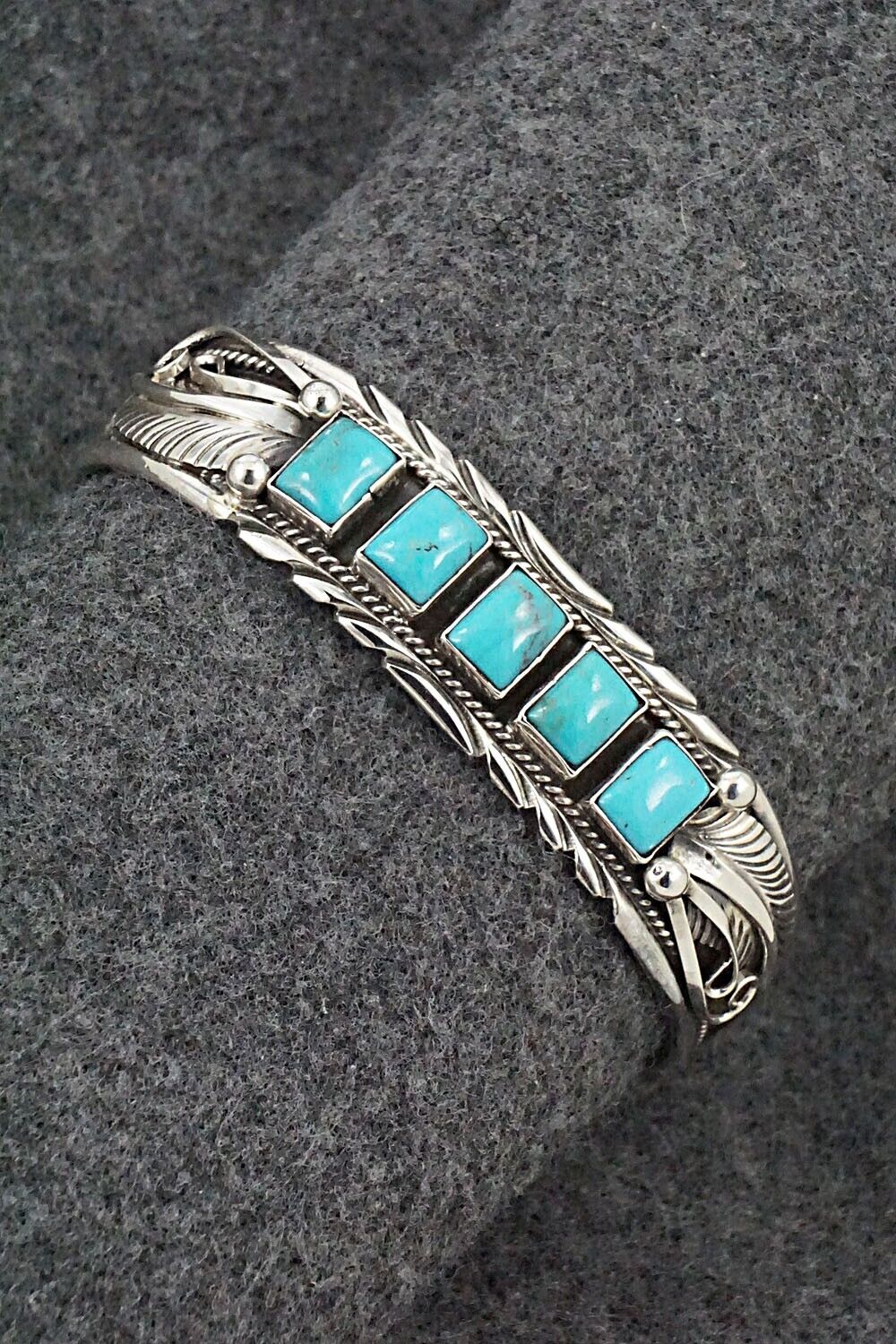 Turquoise & Sterling Silver Bracelet - Davey Morgan