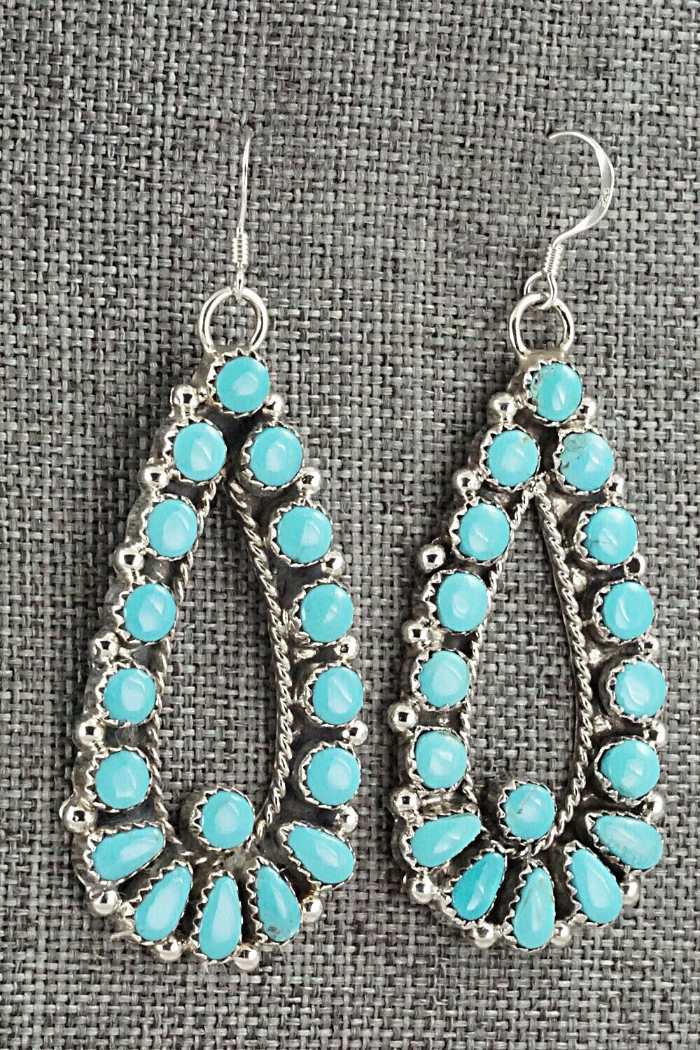 Turquoise & Sterling Silver Earrings - Alicia Wilson