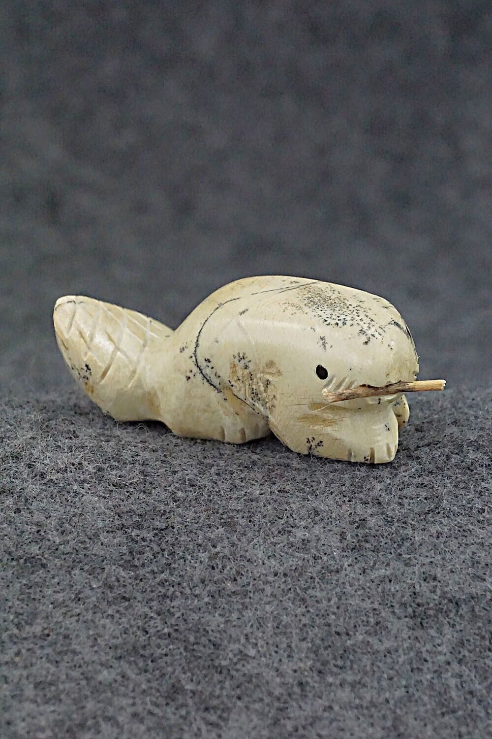 Beaver Zuni Fetish Carving - Justin Red Elk