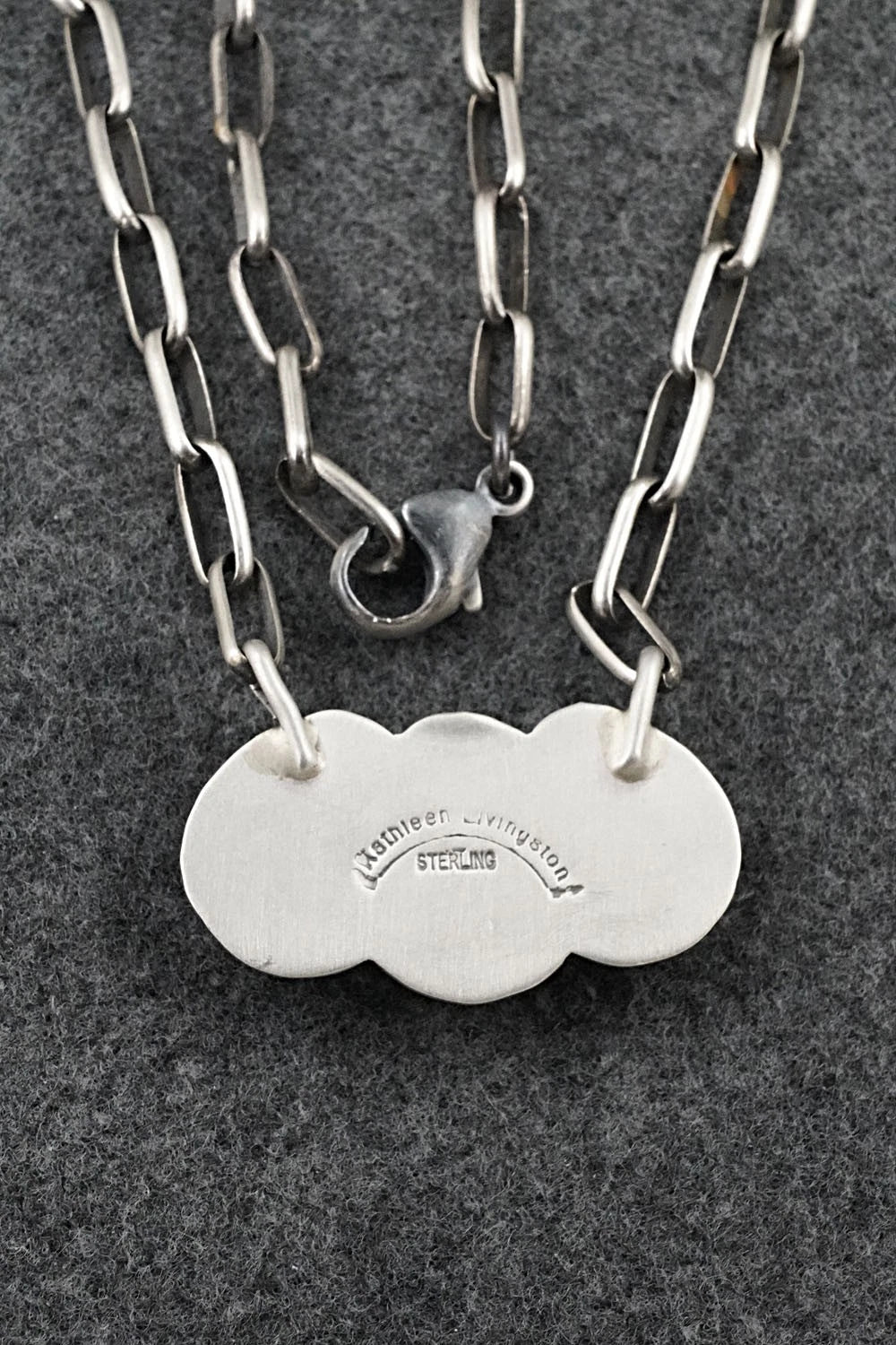 Turquoise & Sterling Silver Necklace - Kathleen Livingston