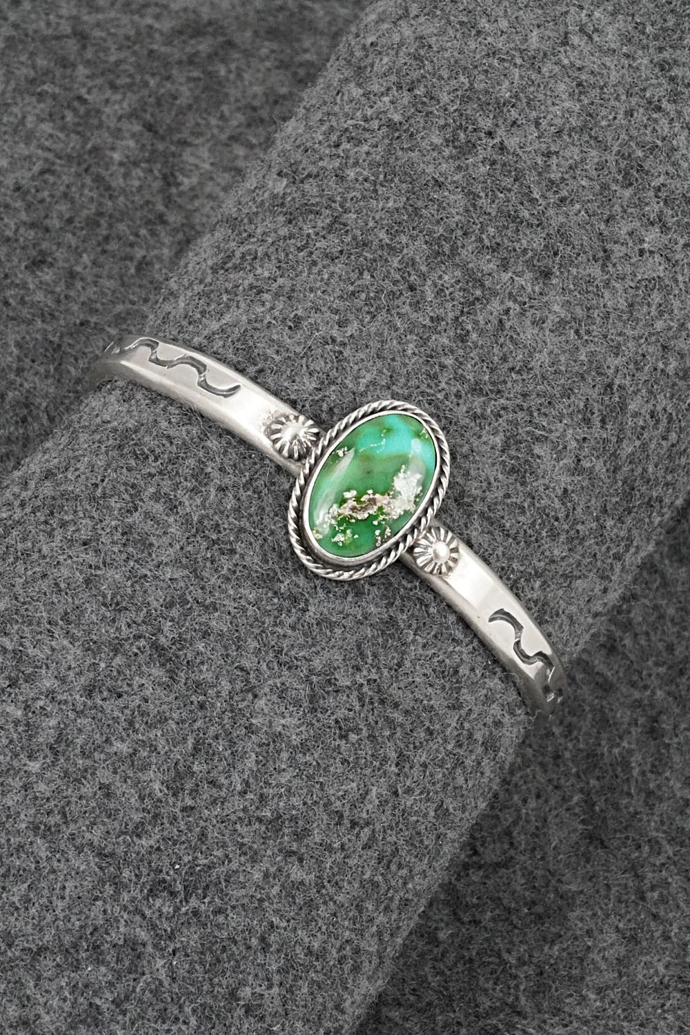 Turquoise & Sterling Silver Bracelet - Samuel Yellowhair