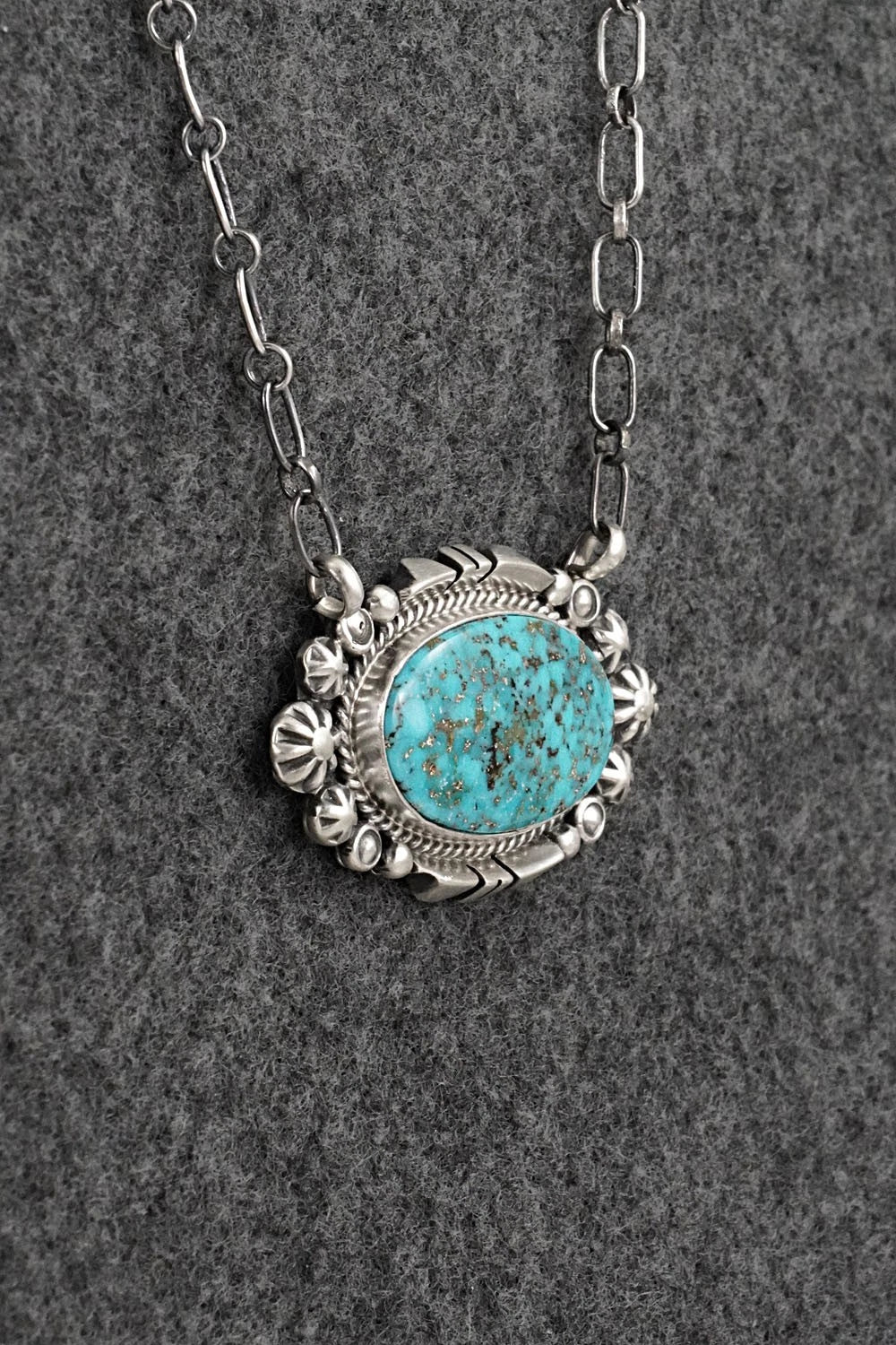 Turquoise & Sterling Silver Necklace - Daniel Benally