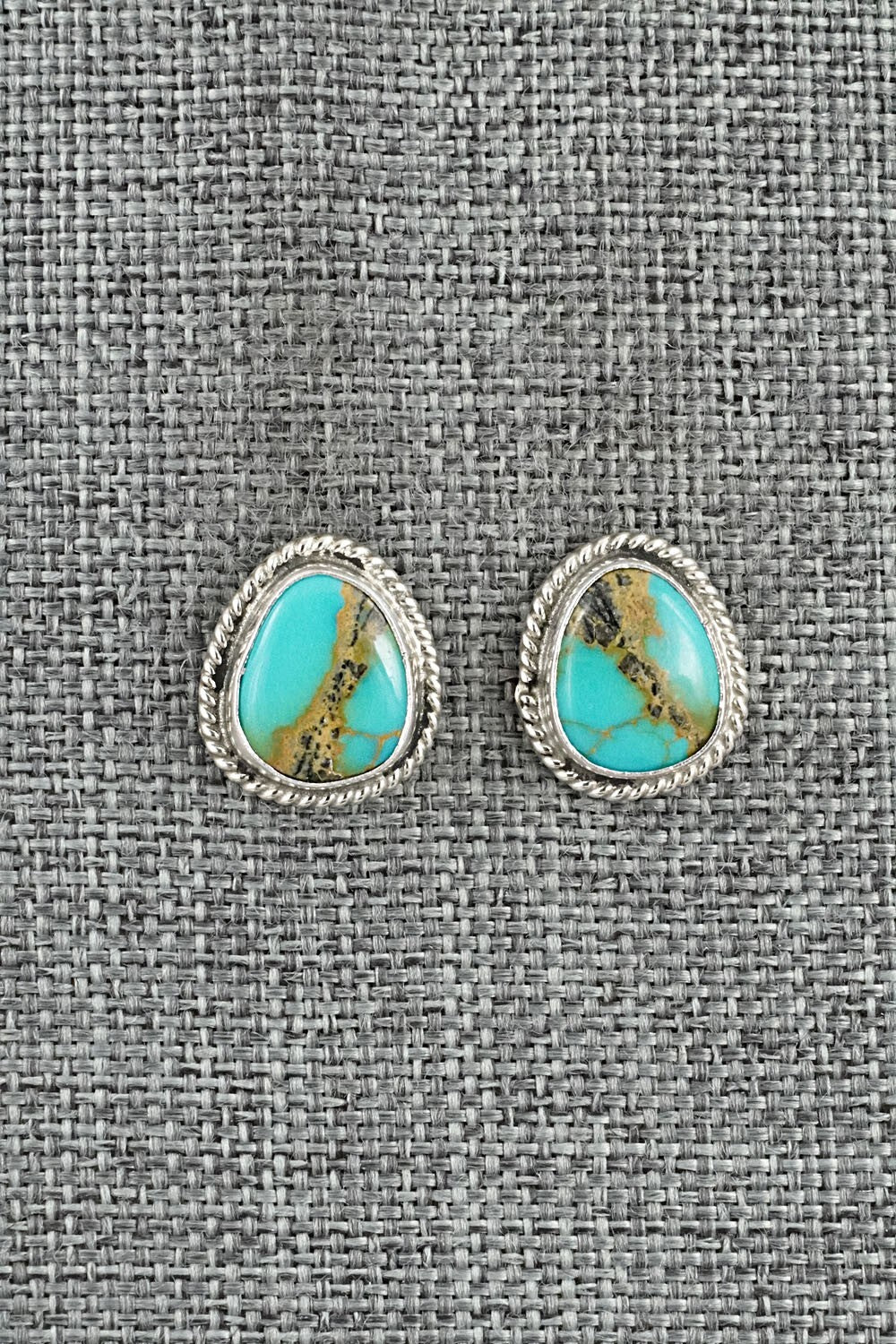 Turquoise & Sterling Silver Earrings - Byron Begay