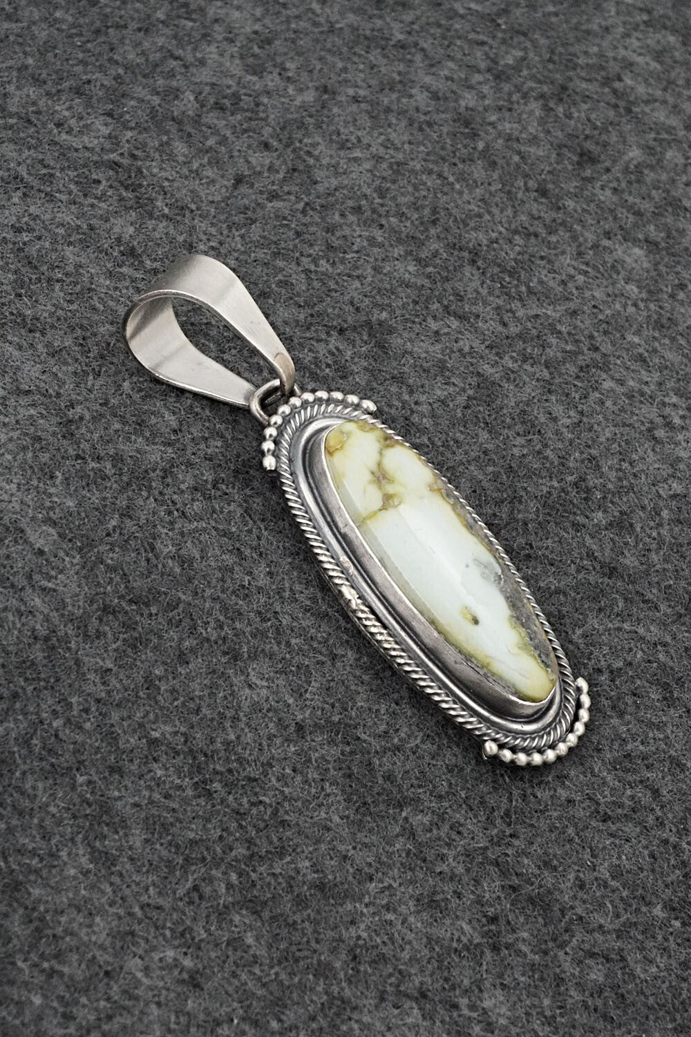 Variscite & Sterling Silver Pendant - Darrin Livingston