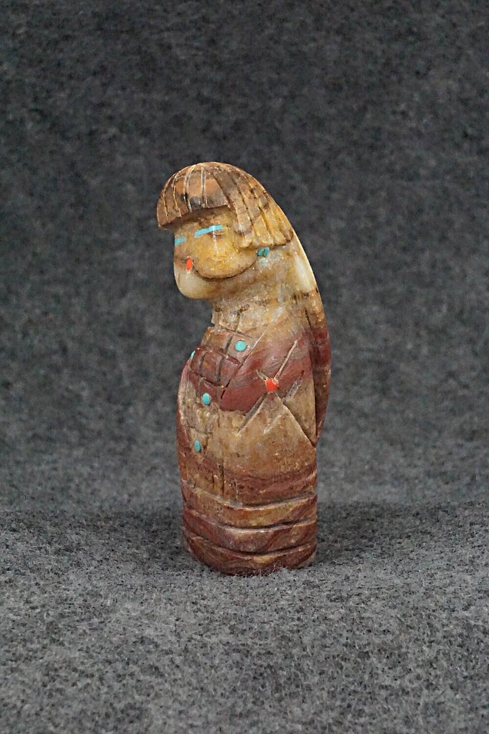 Corn Maiden Zuni Fetish Carving - Douglas Martza