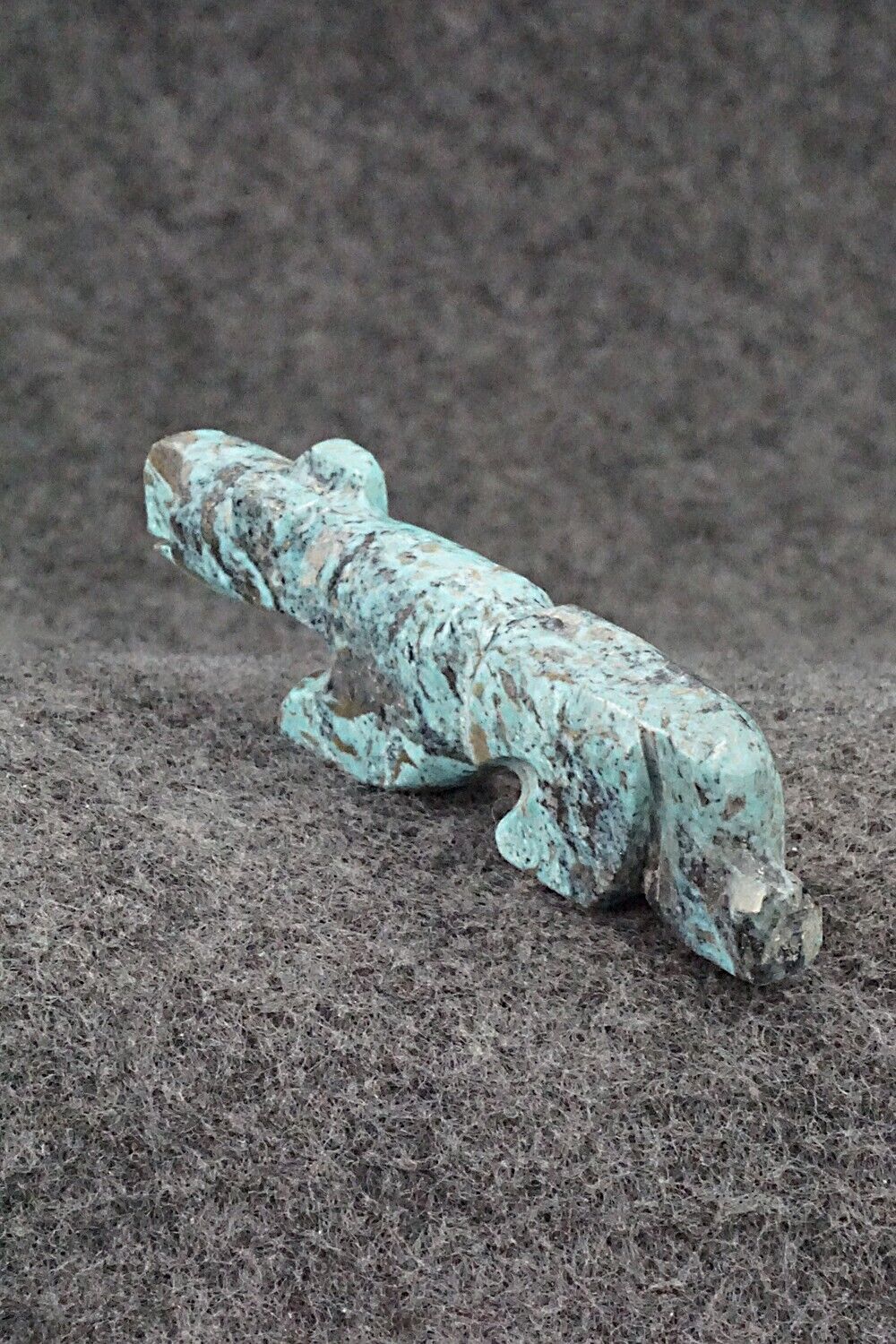 Mountain Lion Zuni Fetish Carving - Reynold Lunasee