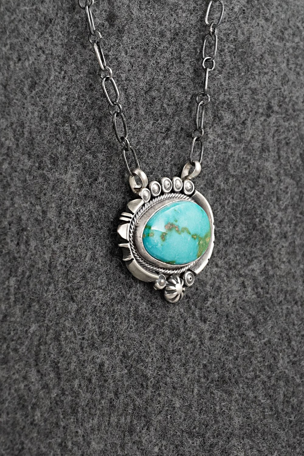 Turquoise & Sterling Silver Necklace - Daniel Benally