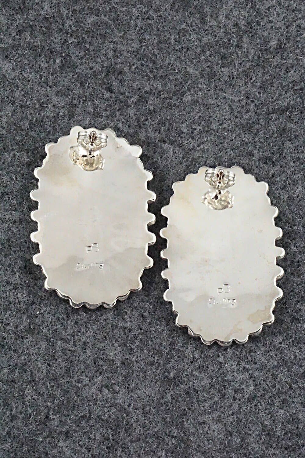 Turquoise & Sterling Silver Earrings - Philena Byjoe