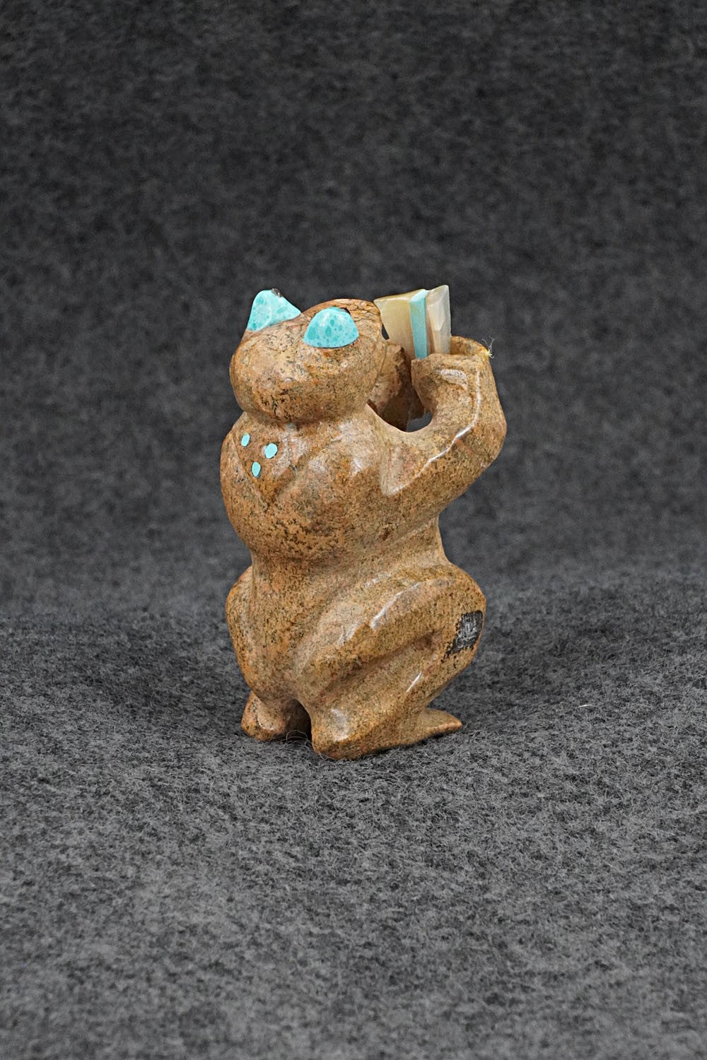 Frog Zuni Fetish Carving - Freddie Leekya