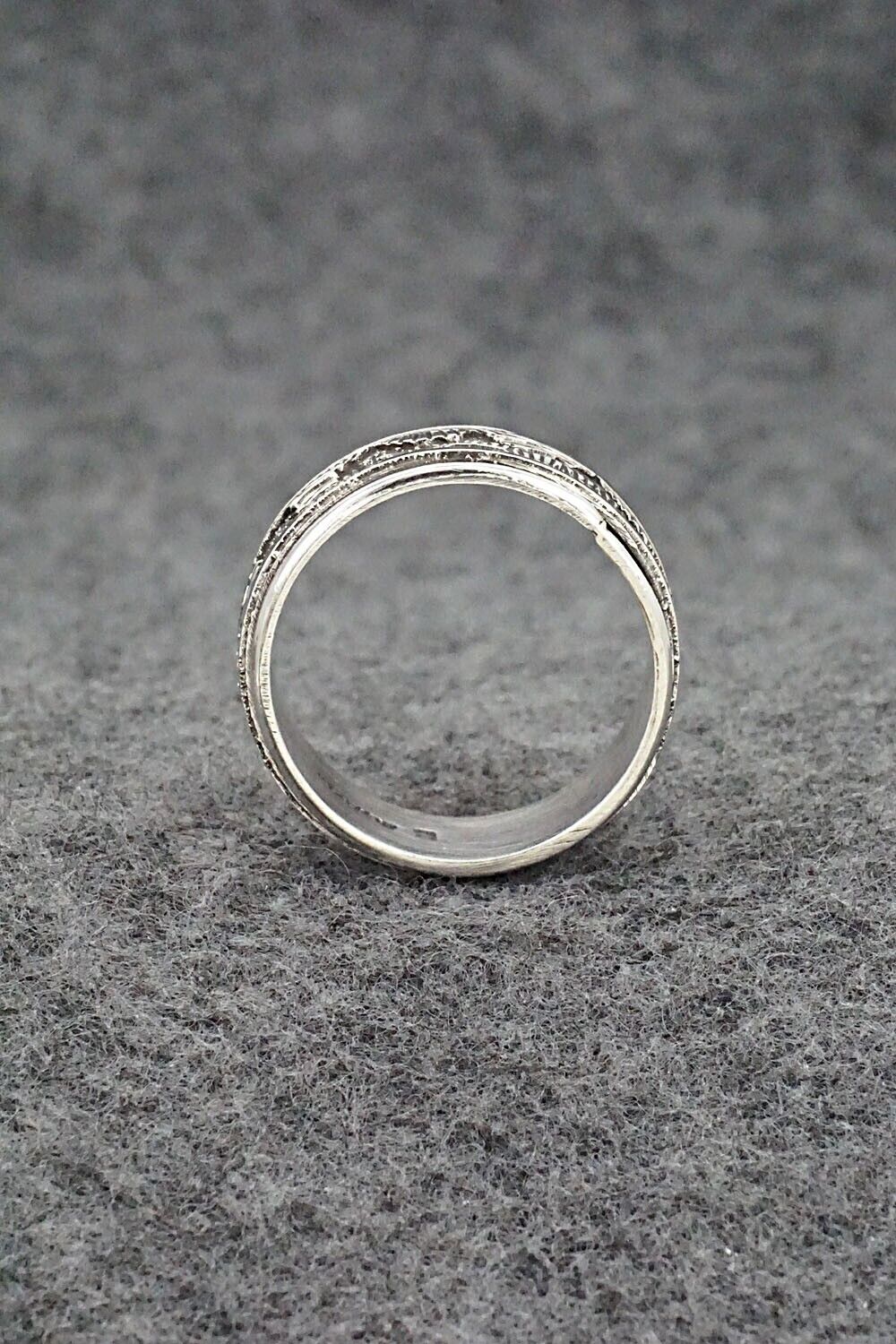 Sterling Silver Spinner Ring - Elaine Becenti - Size 9.75