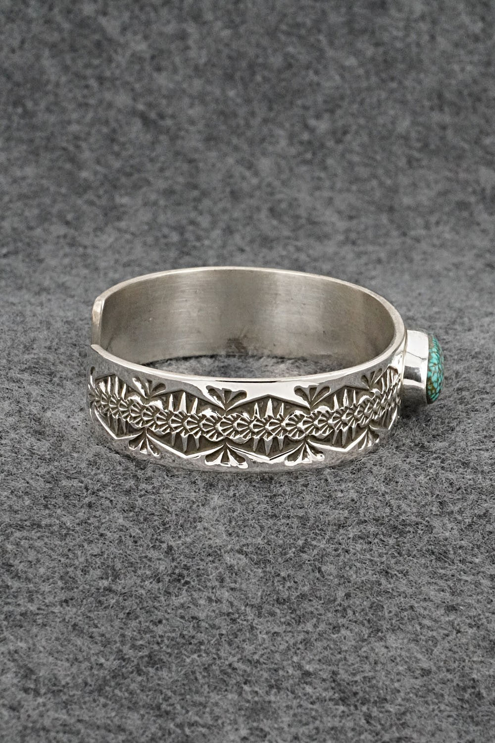 Turquoise & Sterling Silver Bracelet - Arnold Blackgoat