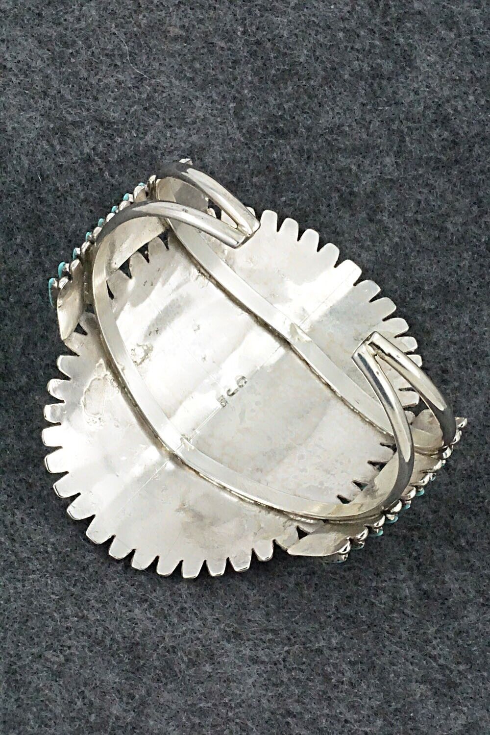 Turquoise & Sterling Silver Bracelet - Charlie John