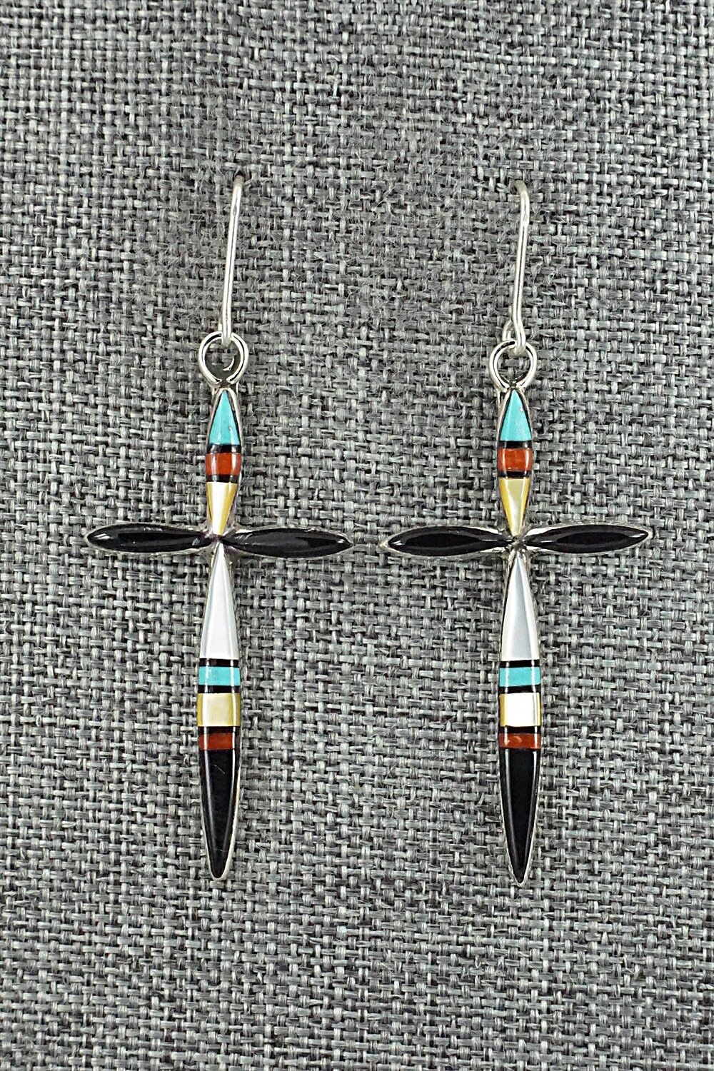 Multi-Stone & Sterling Silver Earrings - Lynette Bowannie
