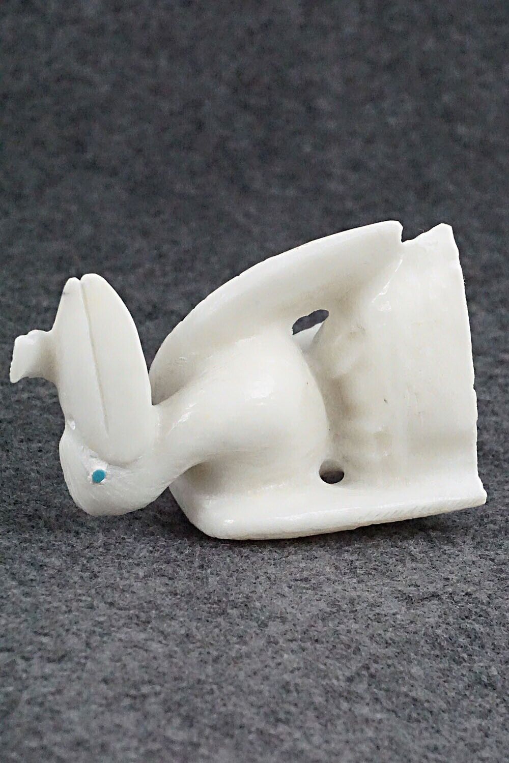Pelican Zuni Fetish Carving - Derrick Kaamasee