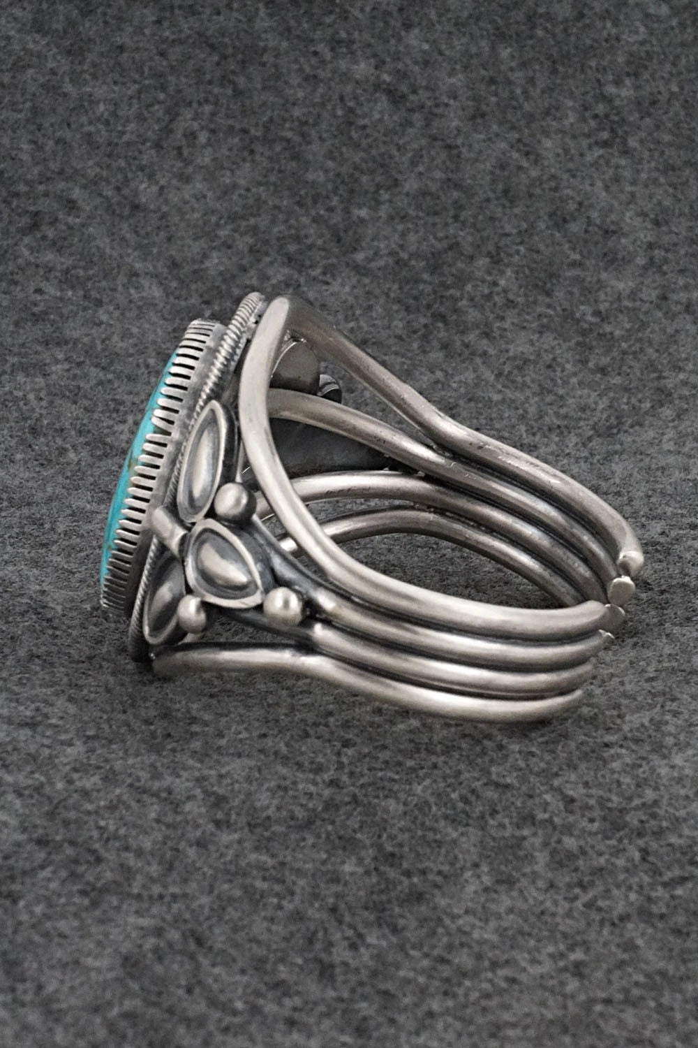 Turquoise & Sterling Silver Bracelet - Mark Yazzie