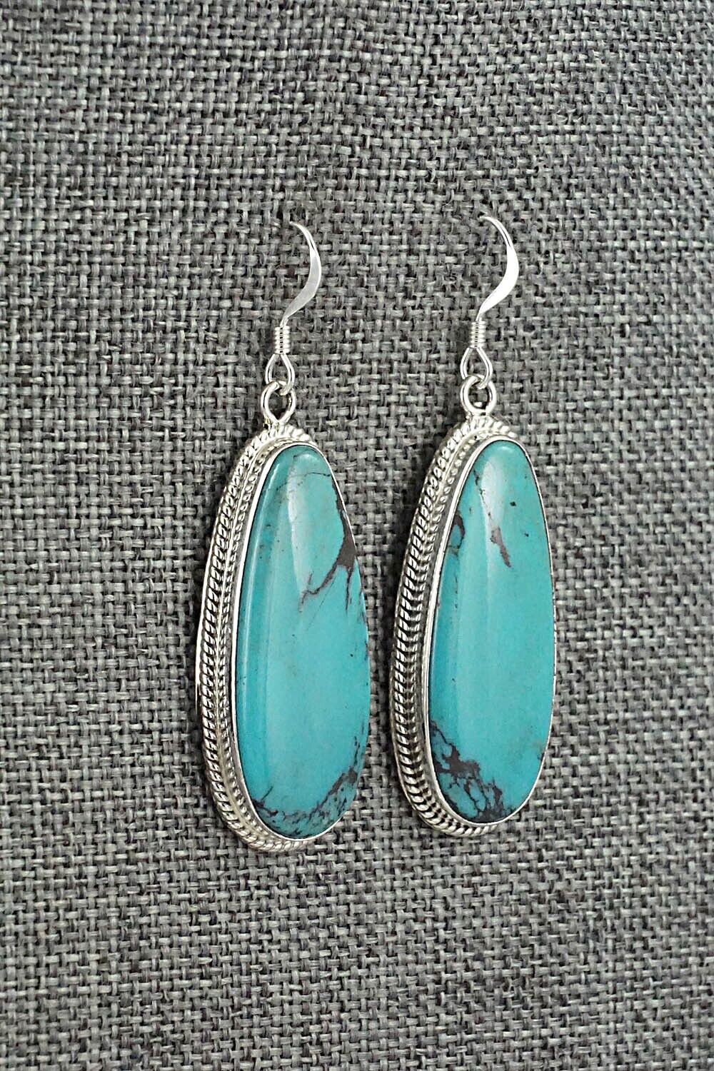 Turquoise & Sterling Silver Earrings - Sharon McCarthy
