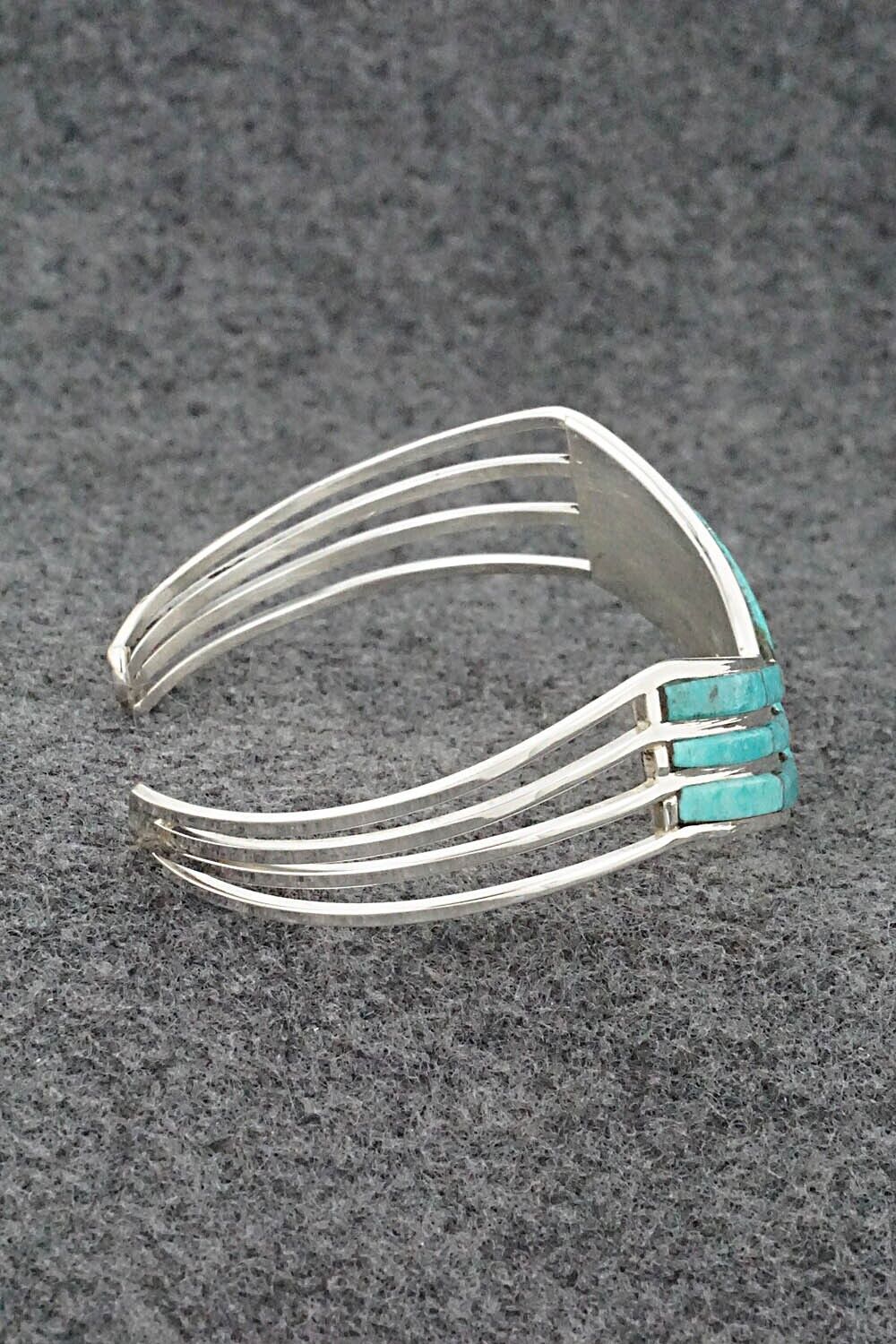 Turquoise & Sterling Silver Bracelet - Jamie Johnson