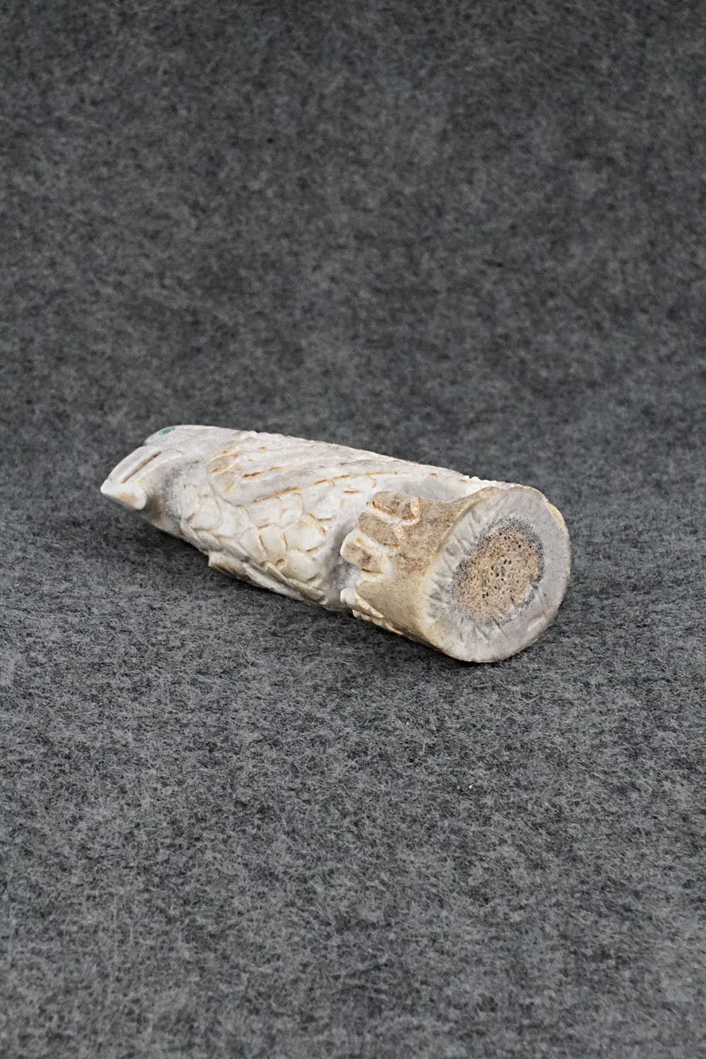 Eagle Zuni Fetish Carving - Garrick Weeka