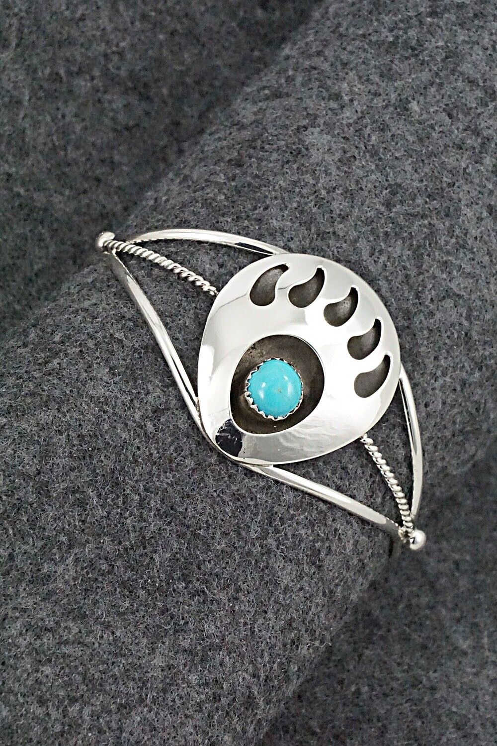Turquoise & Sterling Silver Bracelet - Leroy Parker